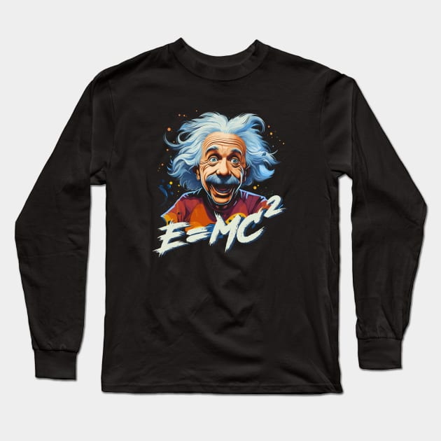 Einstein Long Sleeve T-Shirt by Quotee